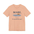 Mare, sono io. Ti ricordi di me? (Sea, it’s me) Italian Beach Sunset T-Shirt beach graphic tee Marequi Club