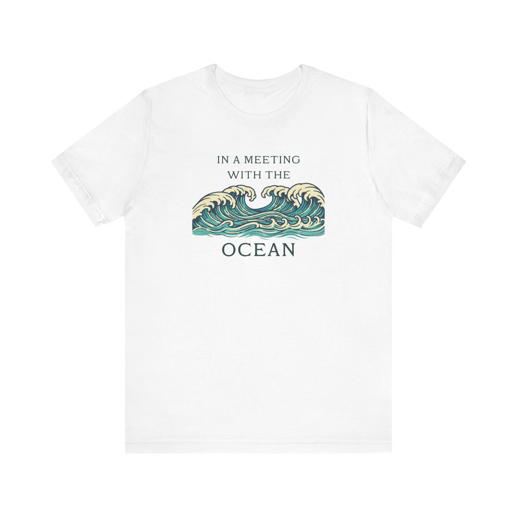 Ocean Waves - OCEAN MEETING T - SHIRT beach graphic tee Marequi Club