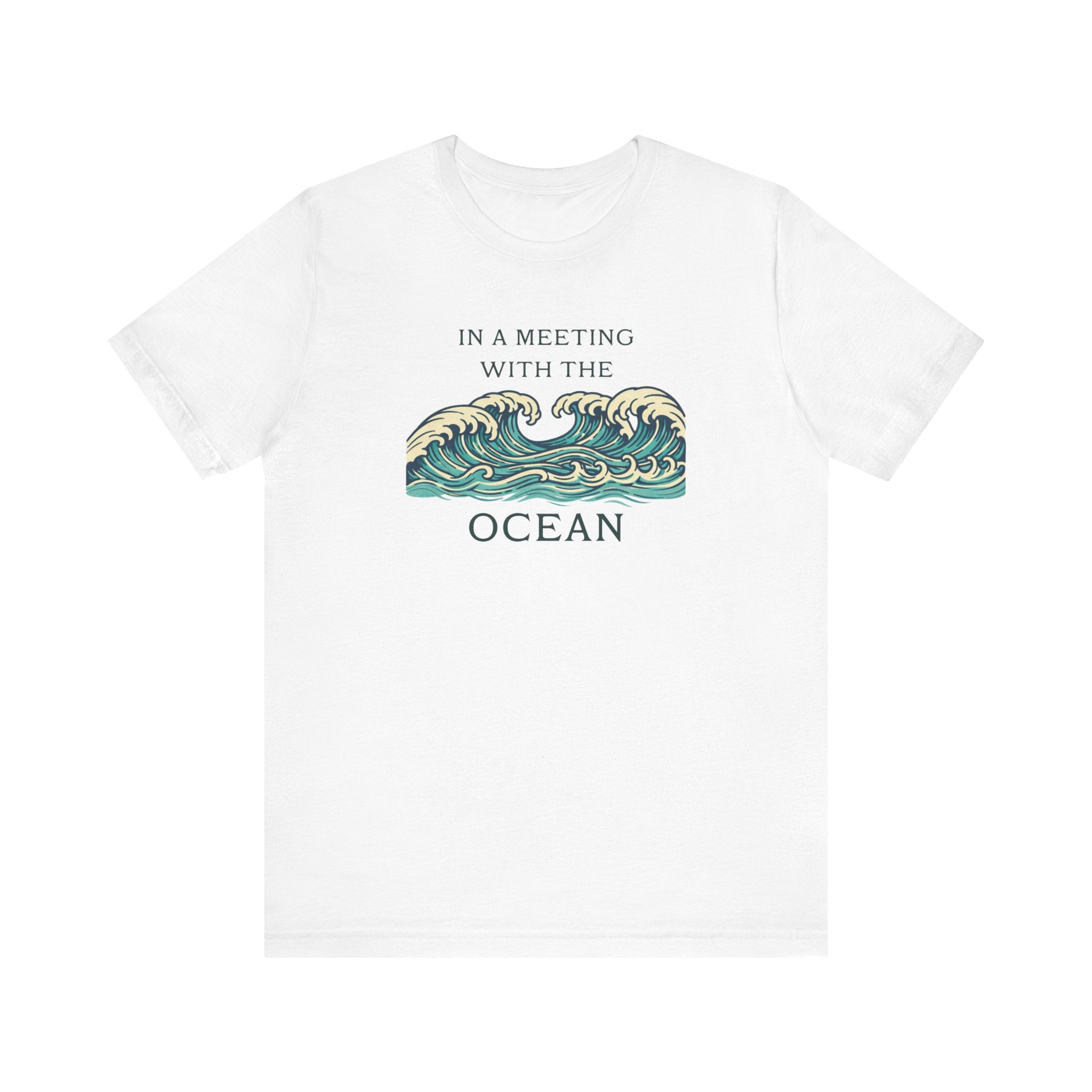 Ocean Waves - OCEAN MEETING T - SHIRT beach graphic tee Marequi Club