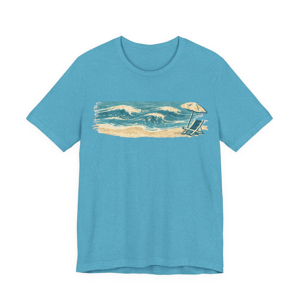 Sit. Watch. Swim. Repeat. - Coastal Relax T-Shirt beach graphic tee Marequi Club