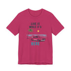Live It While It’s Here – Coastal Beach T-Shirt beach graphic tee Marequi Club