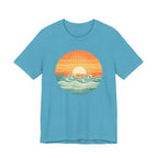 OCEAN SUNSET T - SHIRT beach graphic tee Marequi Club