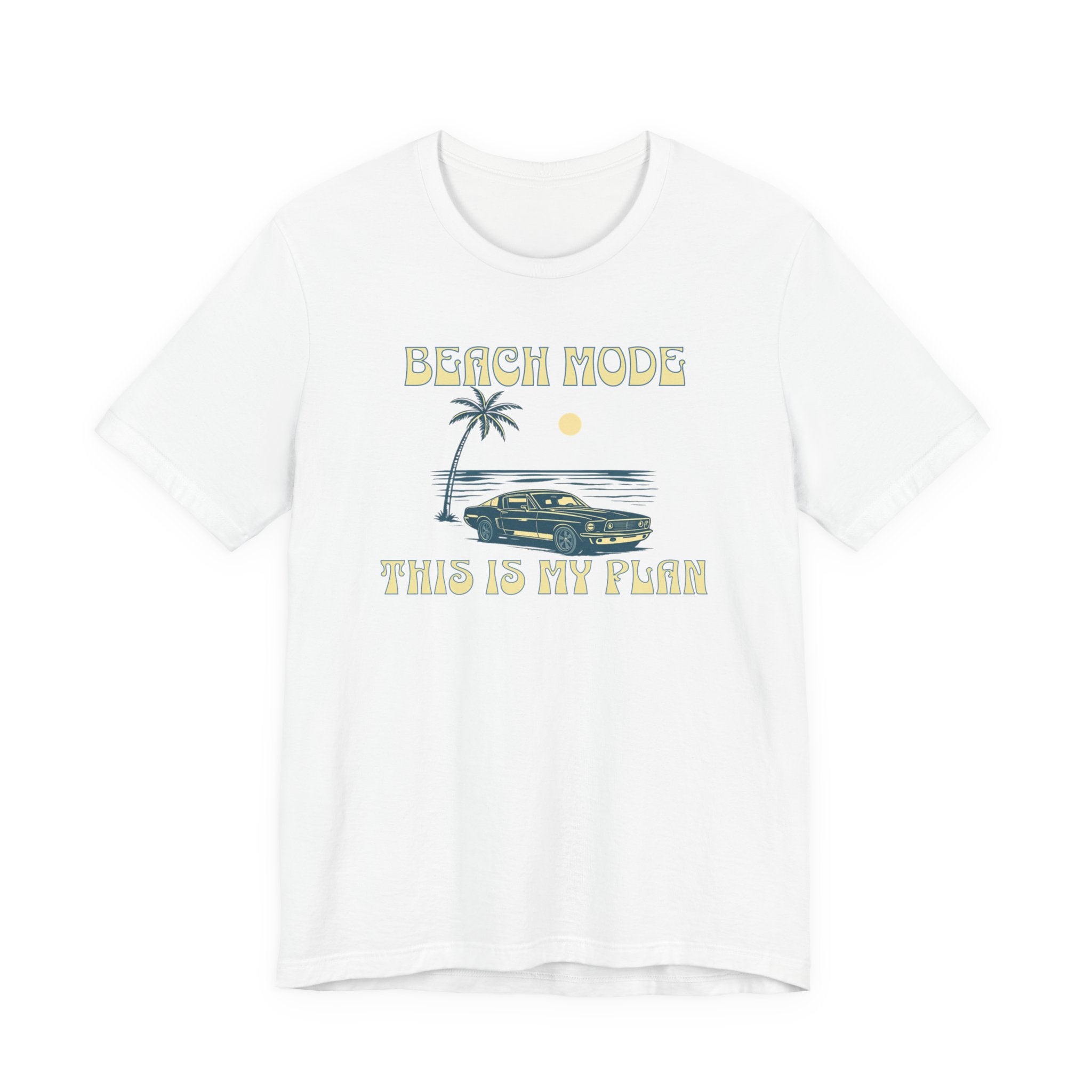 Beach Mode Plan Tee beach graphic tee Marequi Club
