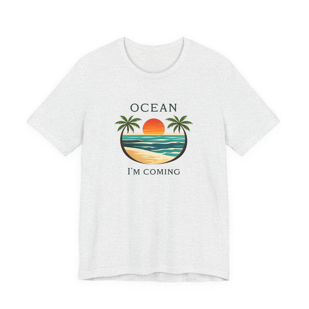 Ocean I’m Coming T-Shirt | Vintage Beach Graphic Tee – MARE QUI CLUB