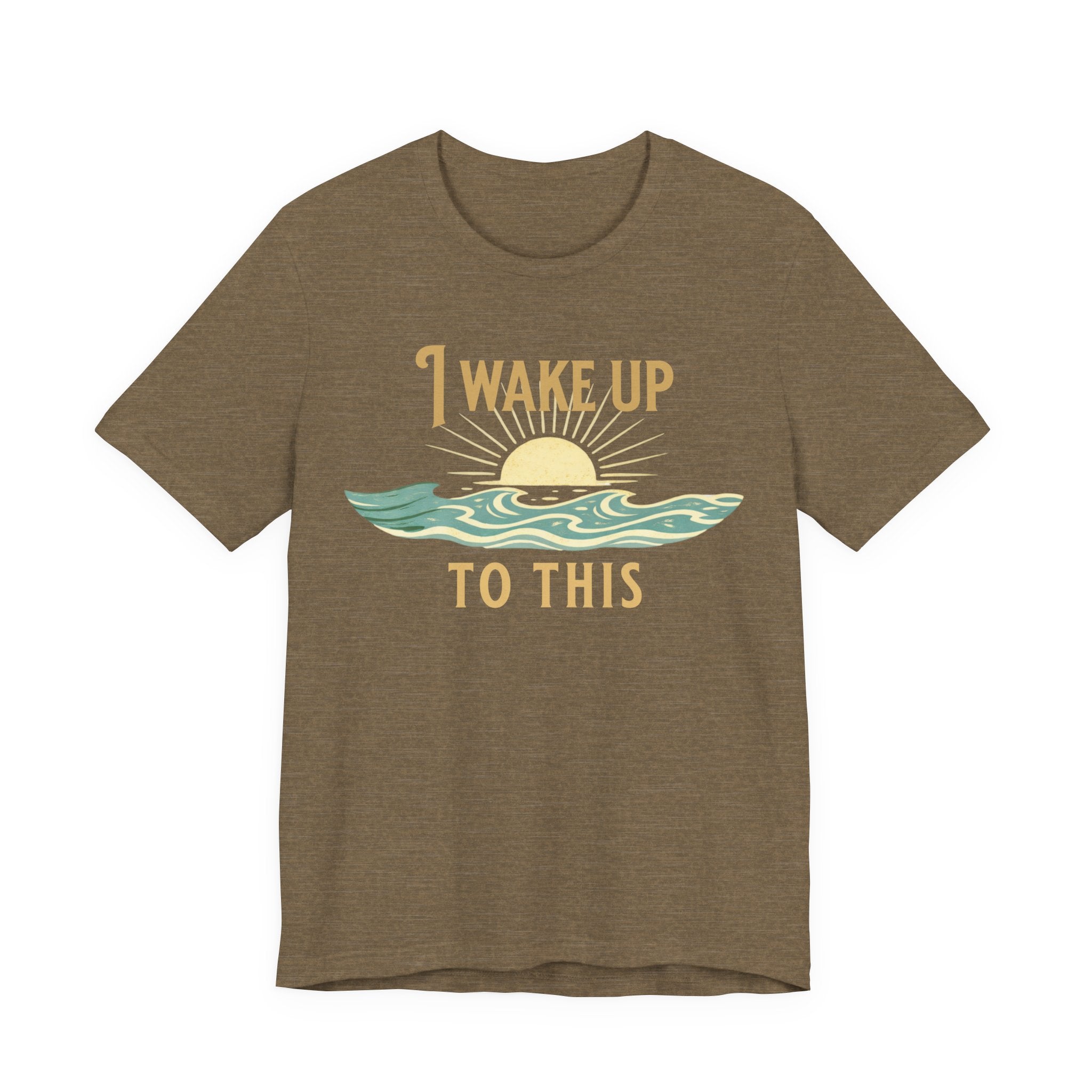 I wake up to this - NO RUSH SUNSET TEE - Mare Qui Club