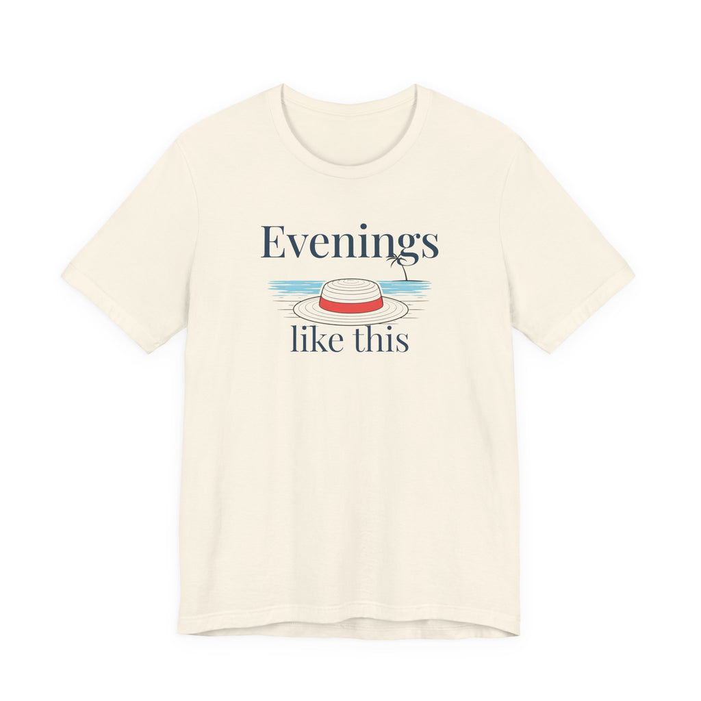 Evenings Like This Graphic T-Shirt, Coastal Beach Moonlight Tee beach graphic tee Marequi Club