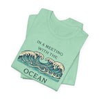 Ocean Waves - OCEAN MEETING T - SHIRT beach graphic tee Marequi Club