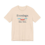 Evenings Like This Graphic T-Shirt, Coastal Beach Moonlight Tee beach graphic tee Marequi Club