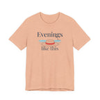 Evenings Like This Graphic T-Shirt, Coastal Beach Moonlight Tee beach graphic tee Marequi Club