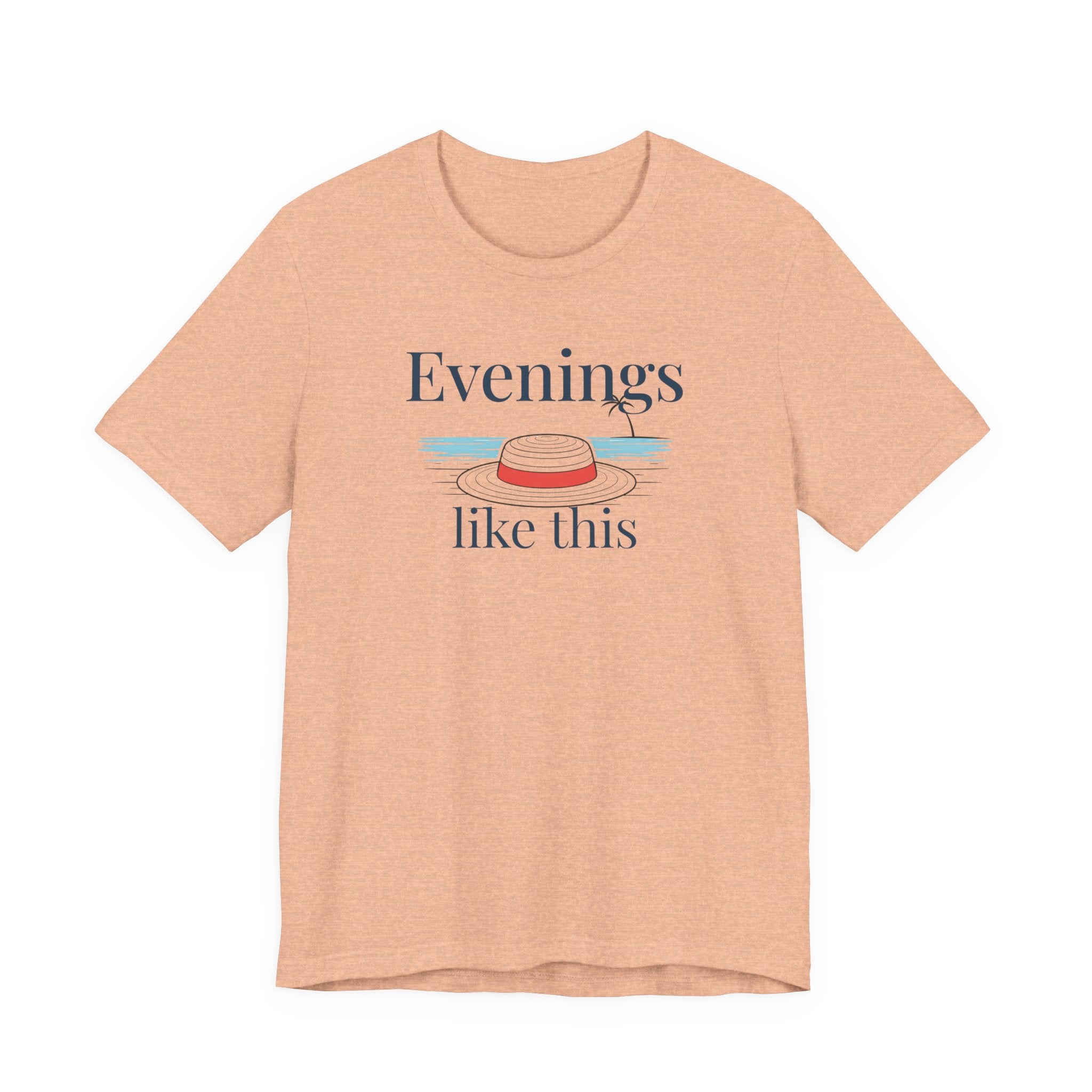 Evenings Like This Graphic T-Shirt, Coastal Beach Moonlight Tee beach graphic tee Marequi Club