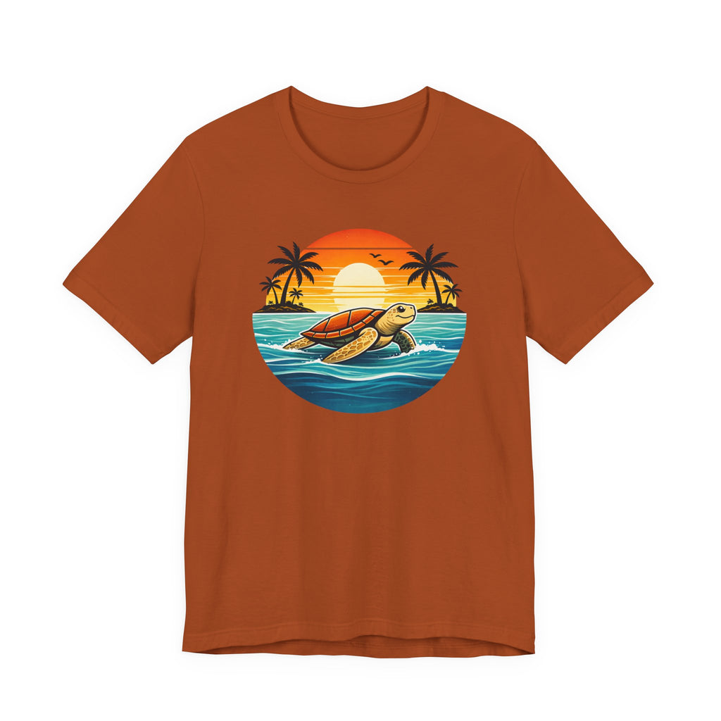 Ocean Peace Turtle Tee - Tropical Beach Graphic Tee beach graphic tee Marequi Club