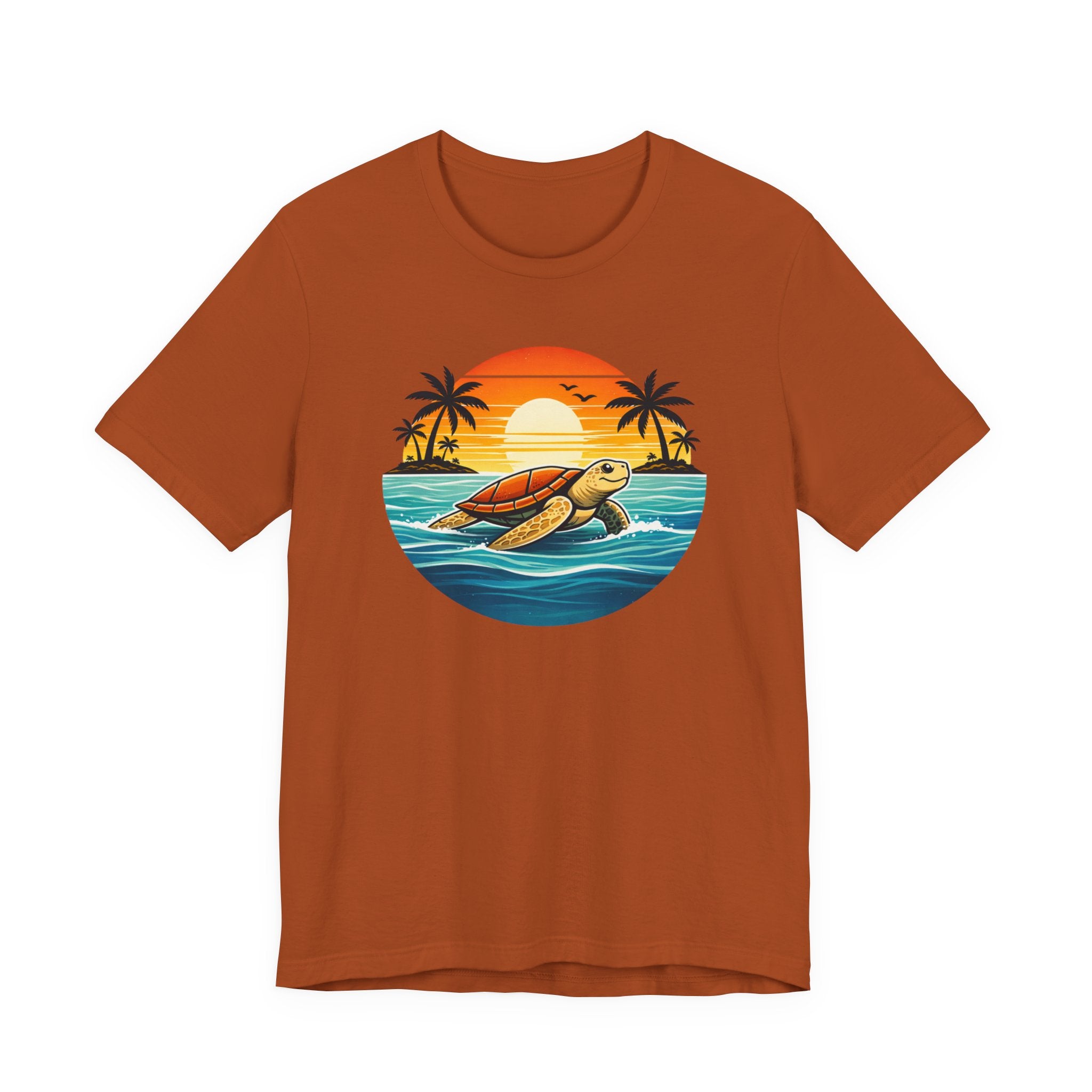 Ocean Peace Turtle Tee - Tropical Beach Graphic Tee beach graphic tee Marequi Club