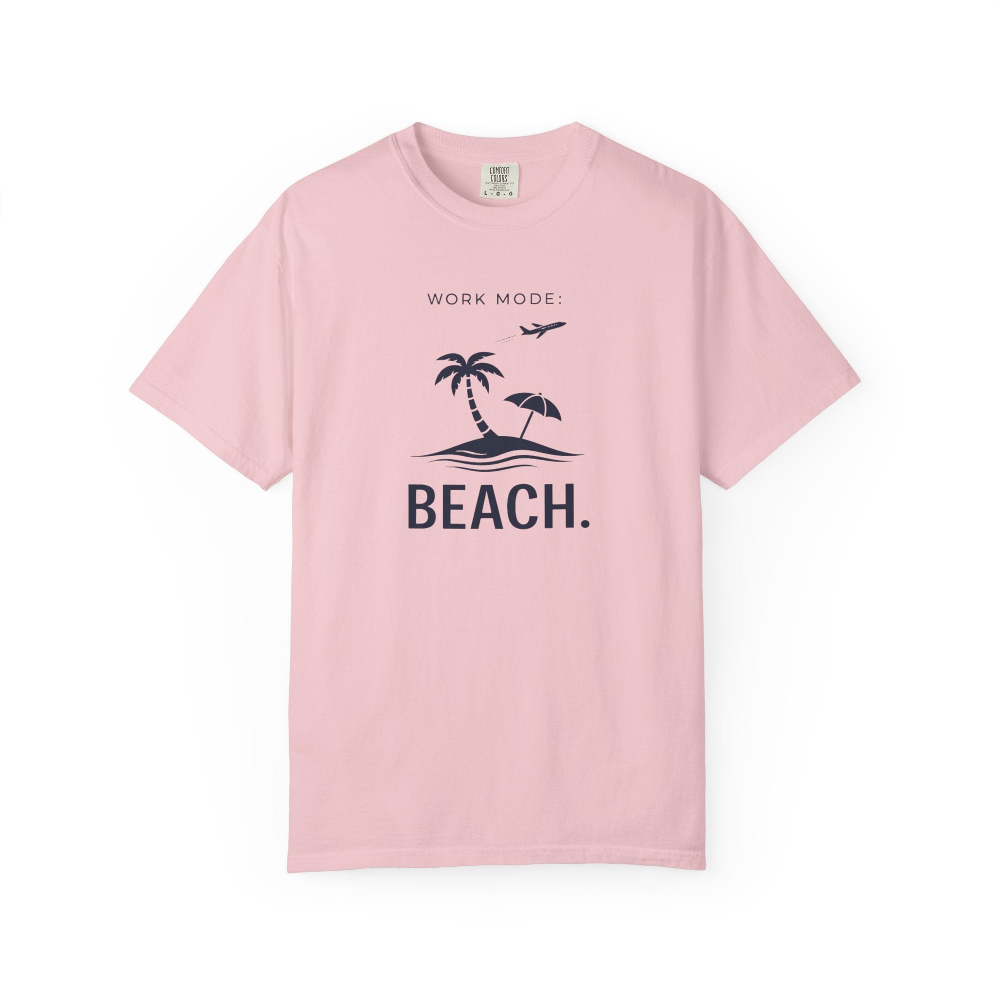 WORK MODE BEACH MODE T-SHIRT | MINIMAL COASTAL GRAPHIC TEE