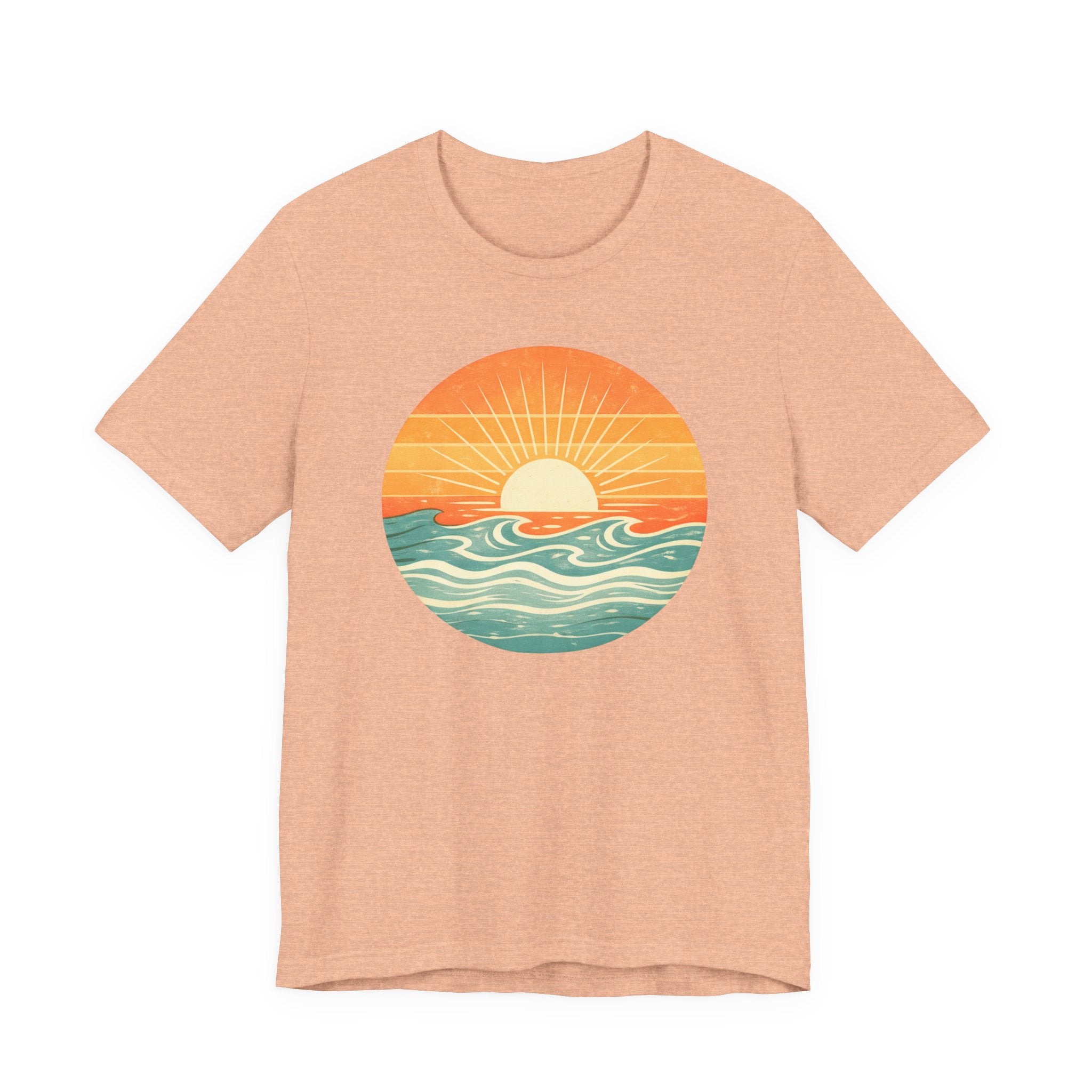OCEAN SUNSET T - SHIRT beach graphic tee Marequi Club