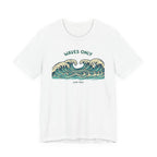 WAVES ONLY - STAY FREE - Vintage Graphic Tee beach graphic tee Marequi Club