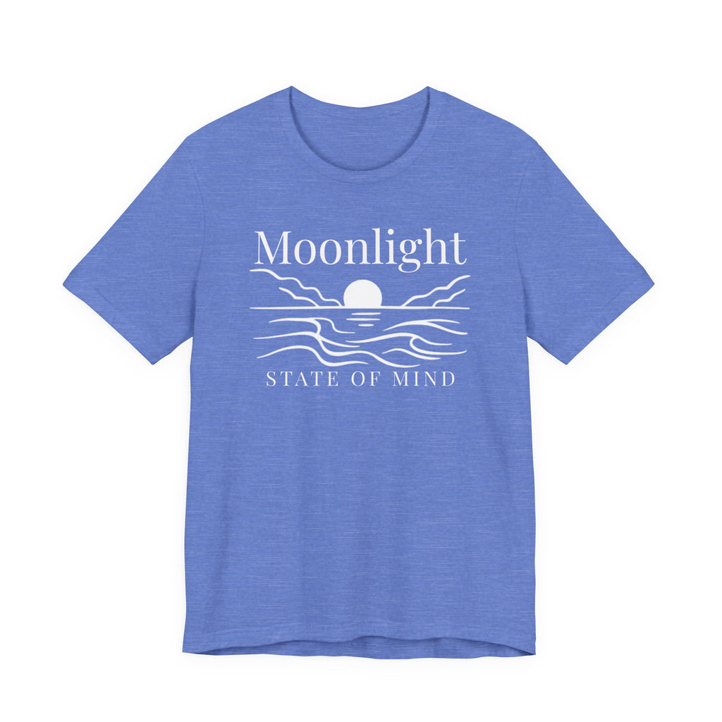 Moonlight State of Mind T-Shirt - Moon & Waves beach graphic tee Marequi Club