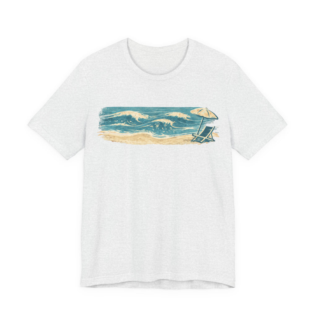 Sit. Watch. Swim. Repeat. - Coastal Relax T-Shirt beach graphic tee Marequi Club