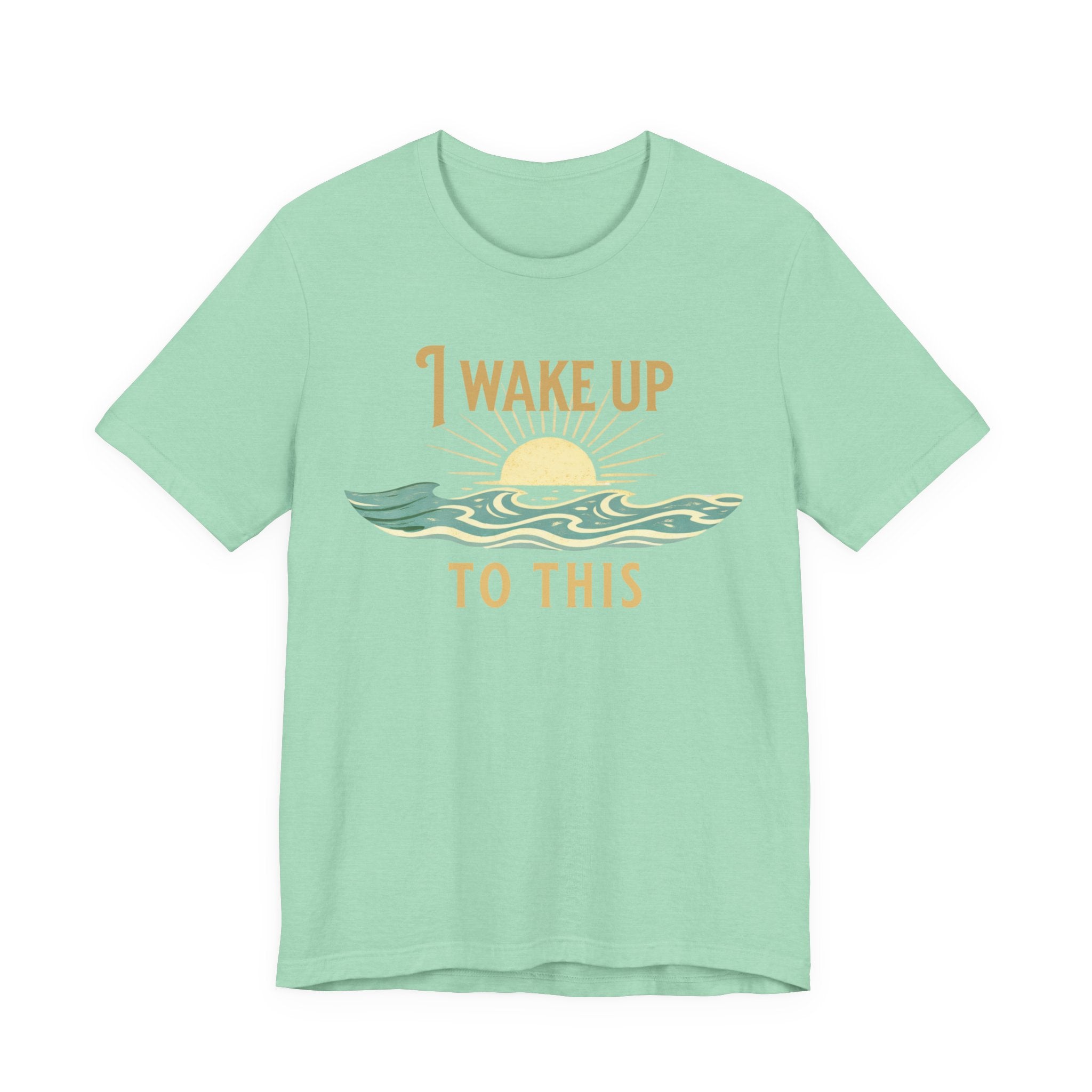 I wake up to this - NO RUSH SUNSET TEE - Mare Qui Club