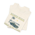 Beach Mode Plan Tee beach graphic tee Marequi Club
