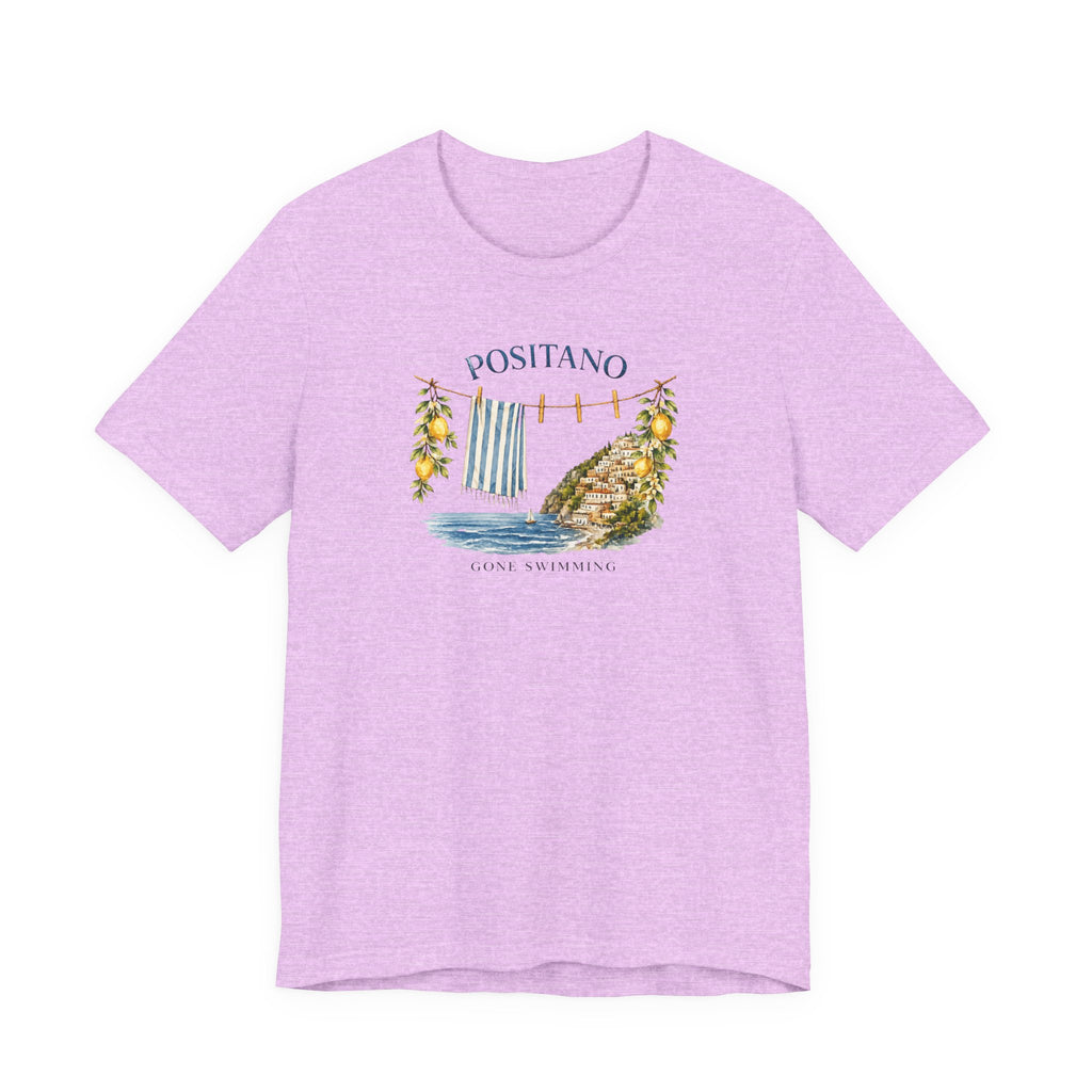 Positano Gone Swimming Vintage Amalfi Coast T-Shirt 🇮🇹 Amalfi Coast Italy graphic tee Marequi Club
