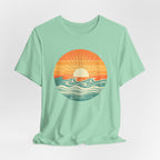 OCEAN SUNSET T - SHIRT beach graphic tee Marequi Club