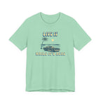 Live It While It’s Here T-Shirt - Retro Beach Sunset beach graphic tee Marequi Club