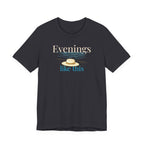 Evenings Like This T-Shirt, Coastal Beach Moonlight T-Shirt, Summer Night Vibe beach graphic tee Marequi Club