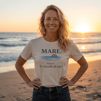 Mare, sono io. Ti ricordi di me? (Sea, it’s me) Italian Beach Sunset T-Shirt beach graphic tee Marequi Club