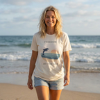 FREEDOM BY THE SEA BEACH T-SHIRT MARE QUI CLUB