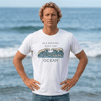 Ocean Waves - OCEAN MEETING T - SHIRT beach graphic tee Marequi Club