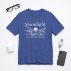 Moonlight State of Mind T-Shirt - Moon & Waves beach graphic tee Marequi Club