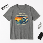 Let the sea slow you down T-shirt beach graphic tee Marequi Club