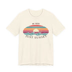 NO RUSH JUST SUNSET T - SHIRT - VINTAGE BEACH GRAPHIC - Mare Qui Club
