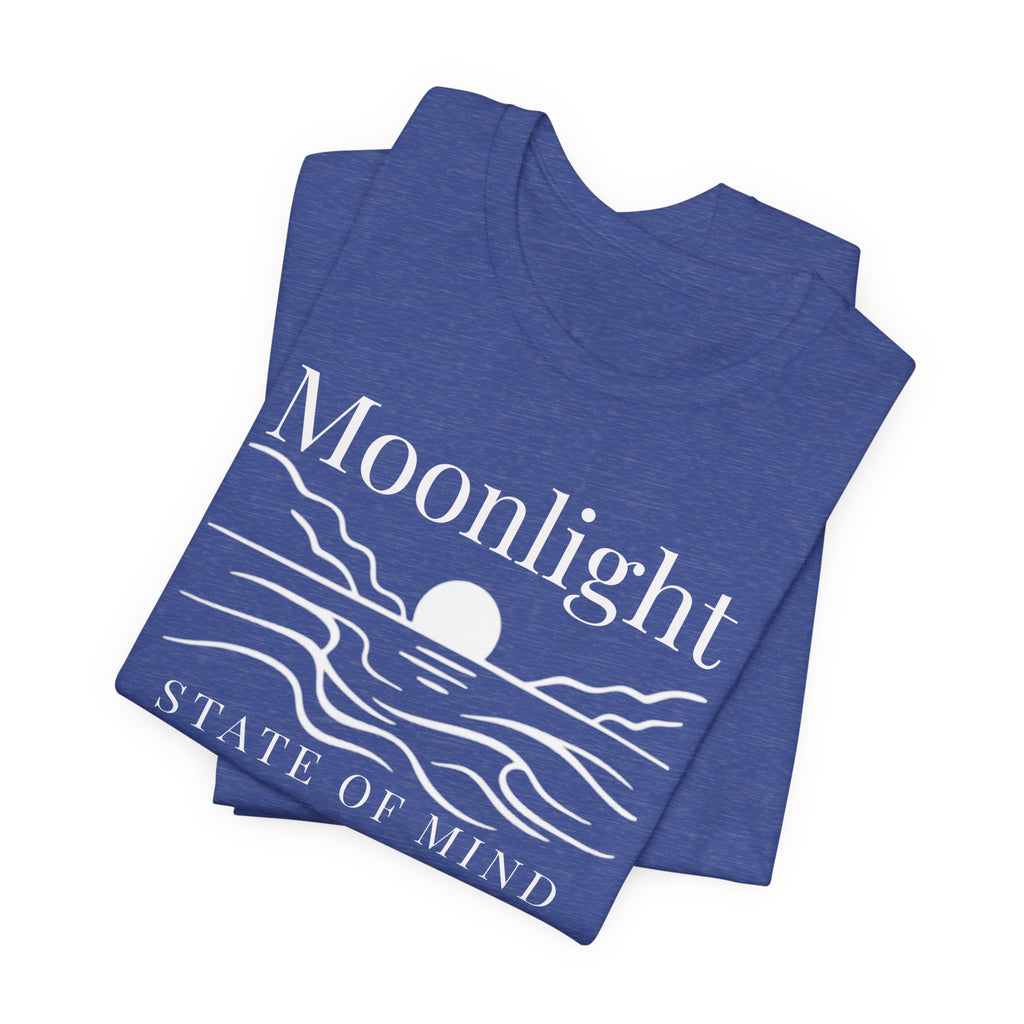 Moonlight State of Mind T-Shirt - Moon & Waves beach graphic tee Marequi Club