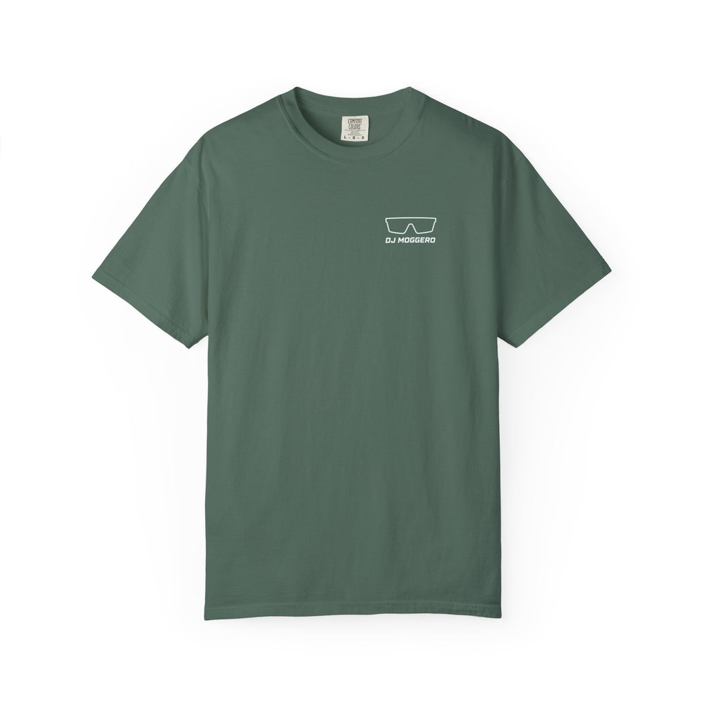 DJ Moggero Minimal Sunglasses Logo T-Shirt beach graphic tee Marequi Club