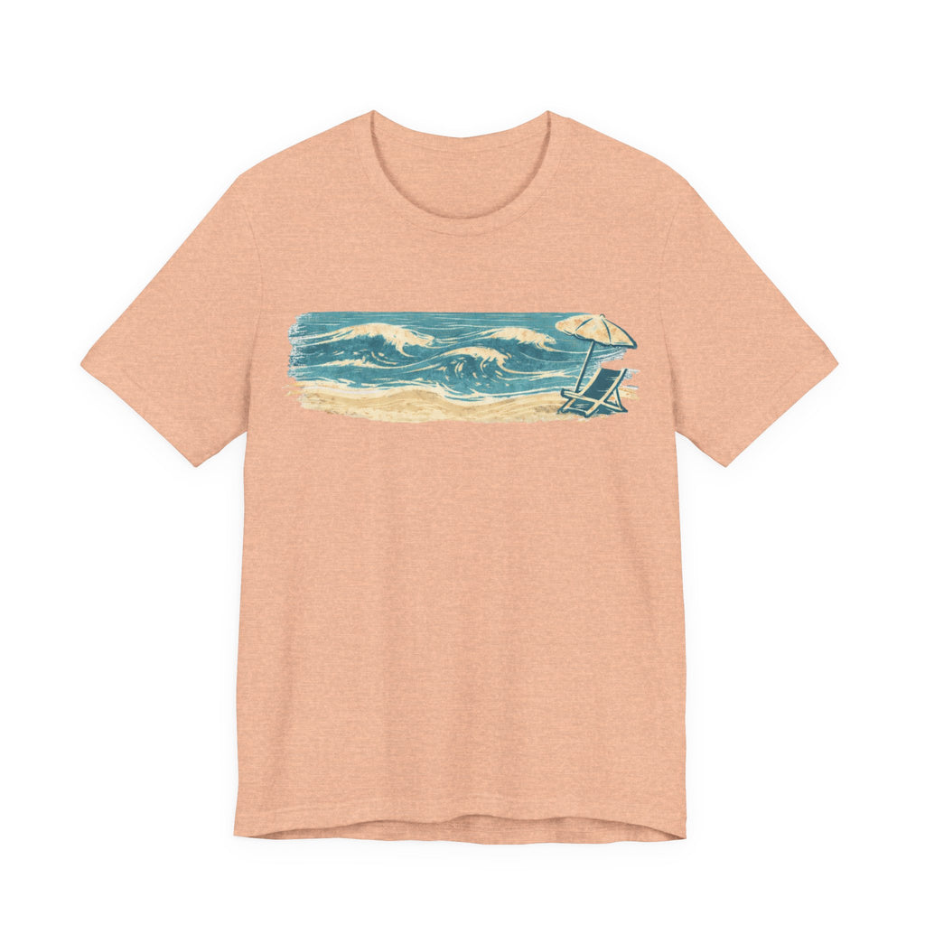 Sit. Watch. Swim. Repeat. - Coastal Relax T-Shirt beach graphic tee Marequi Club