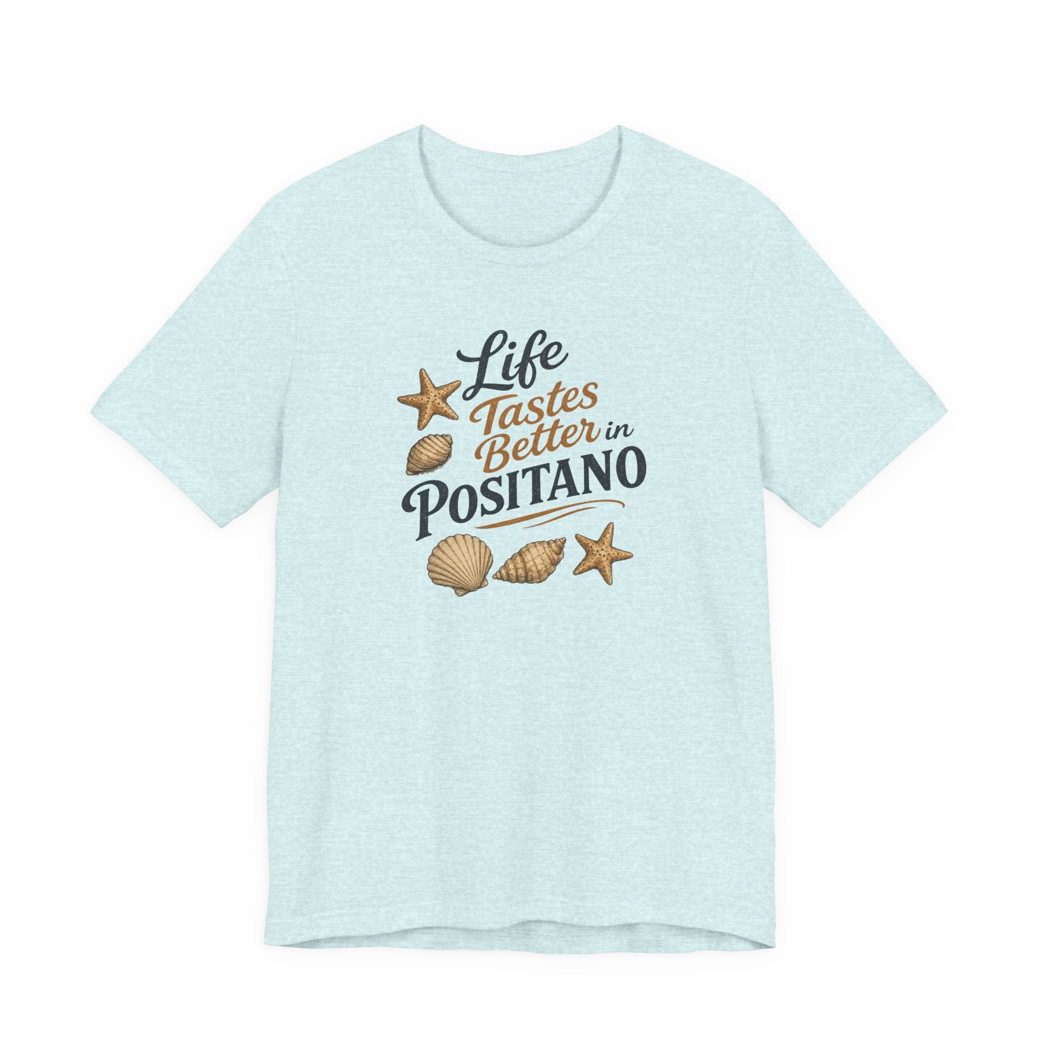 Life Tastes Better in Positano T-Shirt beach graphic tee Marequi Club