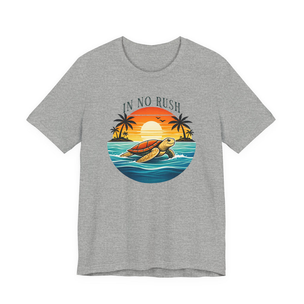 OCEAN PEACE TURTLE TEE IN NO RUSH beach graphic tee Marequi Club