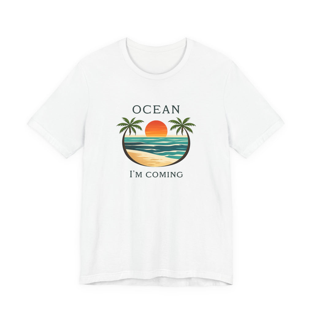 Ocean I’m Coming T-Shirt | Vintage Beach Graphic Tee – MARE QUI CLUB