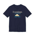 Evenings Like This T-Shirt, Coastal Beach Moonlight T-Shirt, Summer Night Vibe beach graphic tee Marequi Club