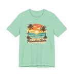 Paradise State Beach T-Shirt - Vintage Sunset Palm Graphic beach graphic tee Marequi Club
