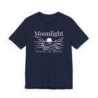 Moonlight State of Mind T-Shirt - Moon & Waves beach graphic tee Marequi Club