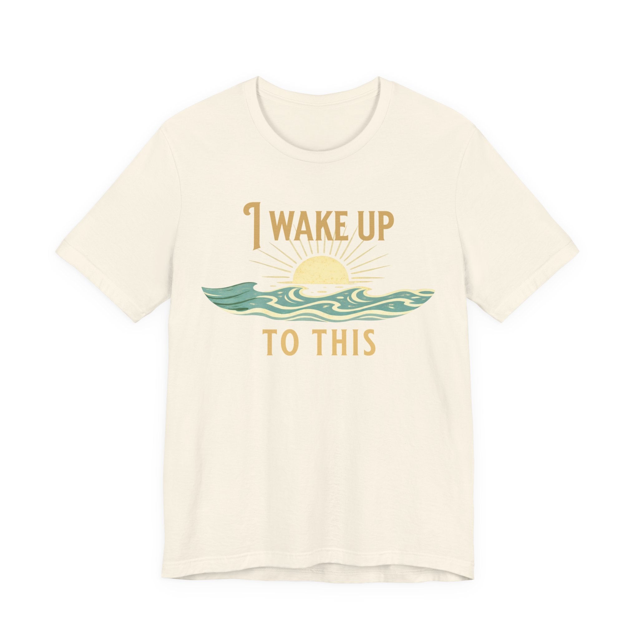 I wake up to this - NO RUSH SUNSET TEE - Mare Qui Club
