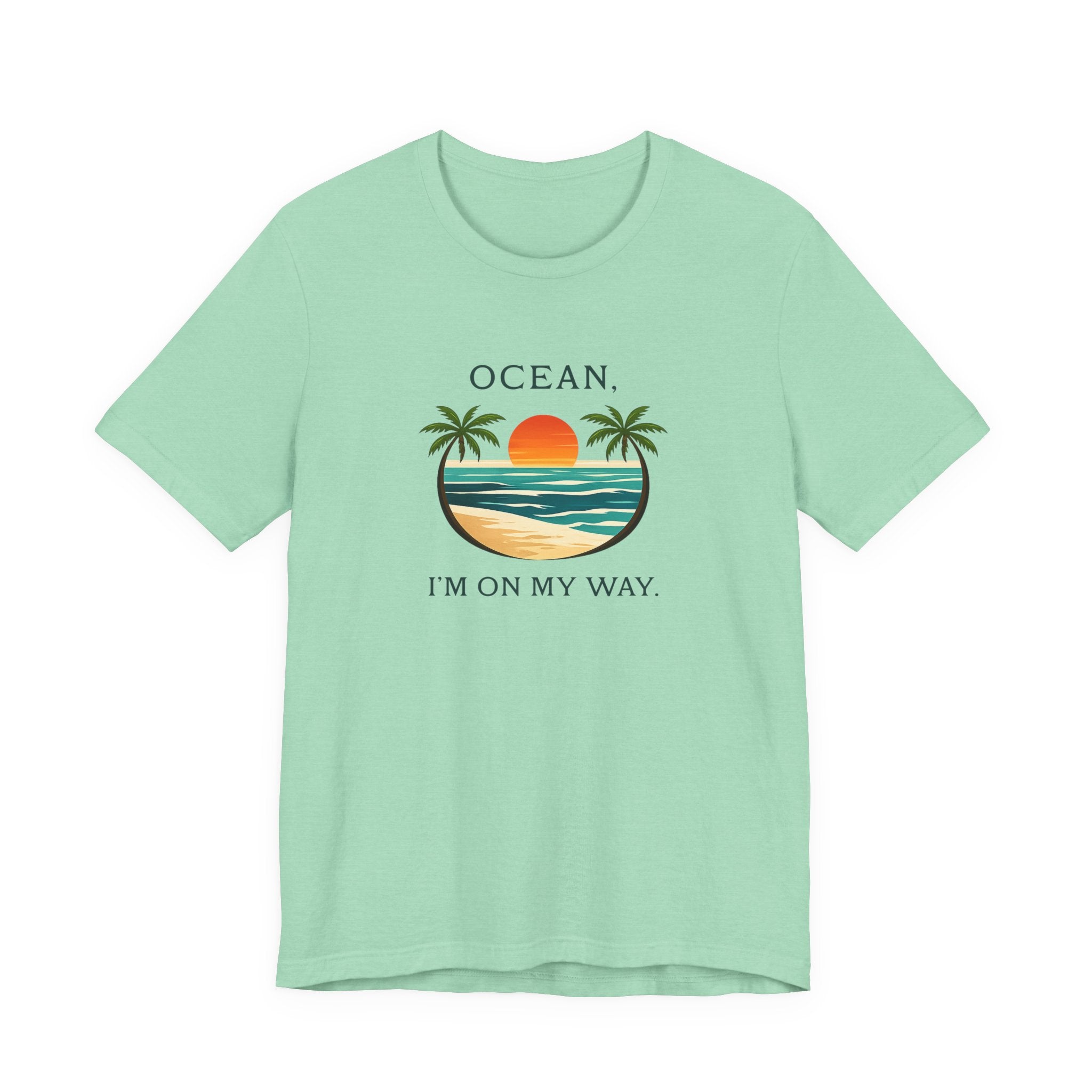OCEAN, I’M ON MY WAY VINTAGE BEACH GRAPHIC T-SHIRT