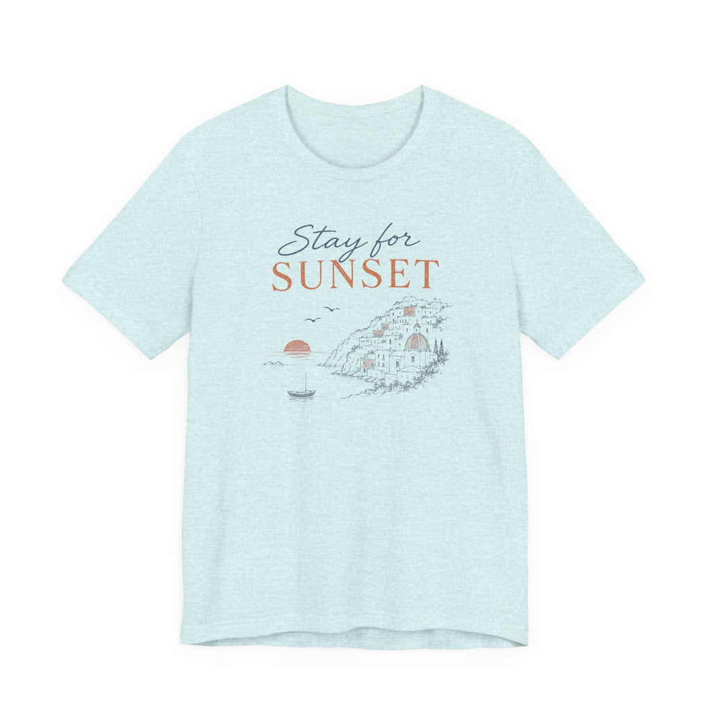 Stay for Sunset Vintage Amalfi Coast T-Shirt Amalfi Coast Italy graphic tee Marequi Club