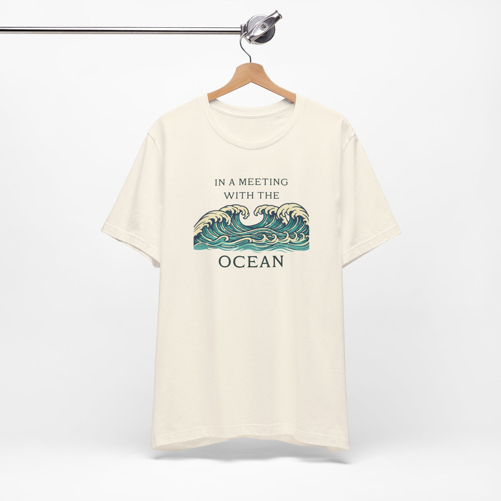Ocean Waves - OCEAN MEETING T - SHIRT beach graphic tee Marequi Club