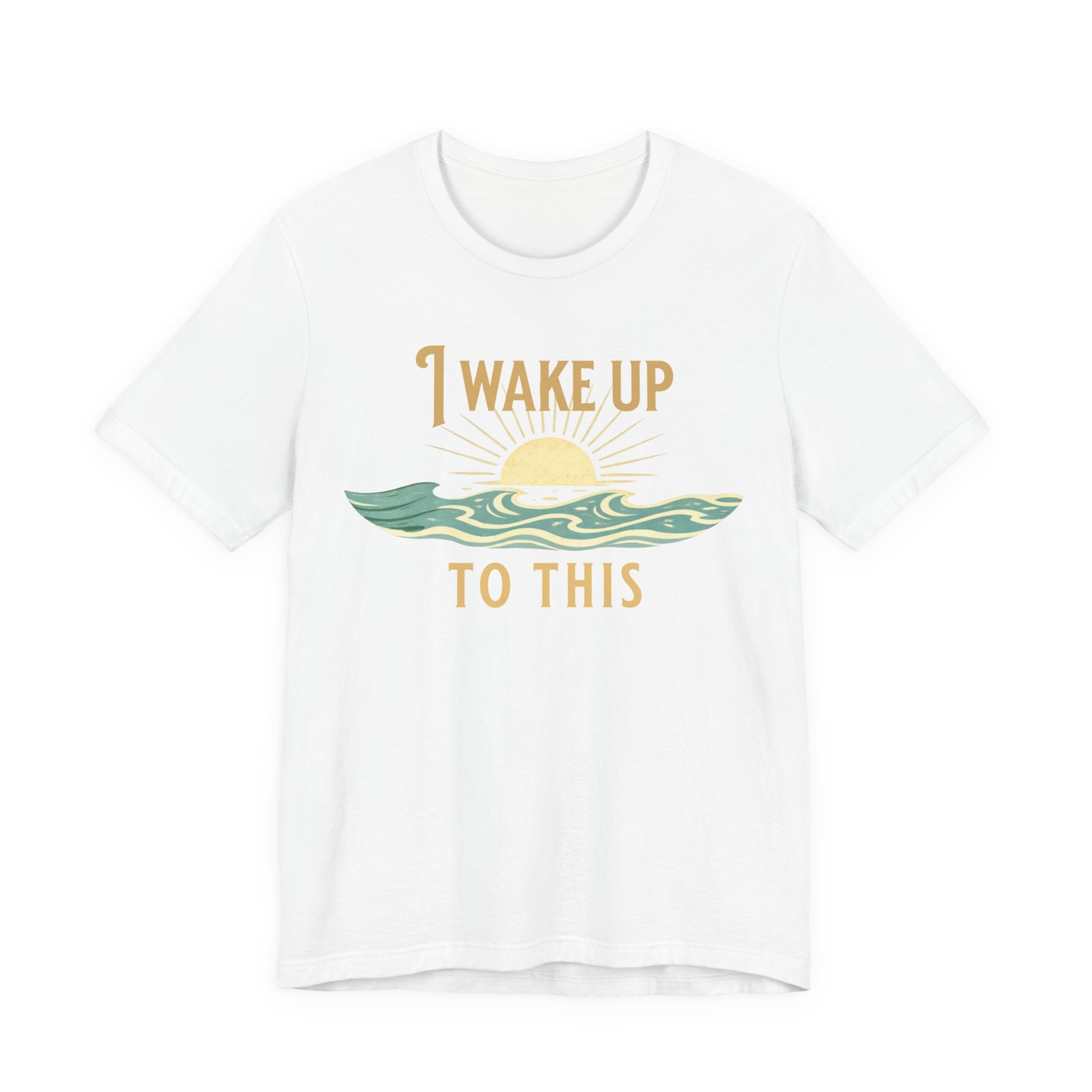 I wake up to this - NO RUSH SUNSET TEE - Mare Qui Club