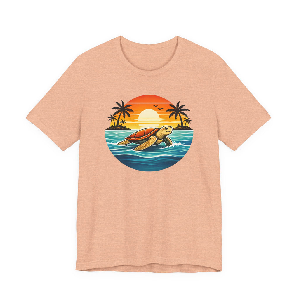 Ocean Peace Turtle Tee - Tropical Beach Graphic Tee beach graphic tee Marequi Club