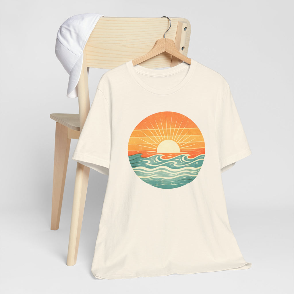 OCEAN SUNSET T - SHIRT beach graphic tee Marequi Club