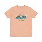 Ocean Waves - OCEAN MEETING T - SHIRT beach graphic tee Marequi Club
